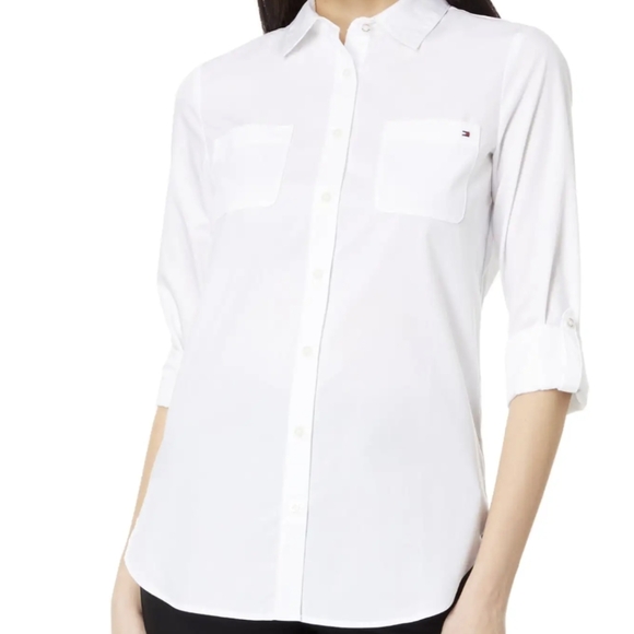 NEW! Easy Care Cotton Tunic Shirt - Picture 6 of 6